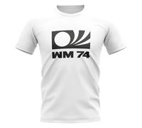 Germany Men's Mens West 1974 World Cup T-Shirt White | Size: 2XL Germany White 2XL