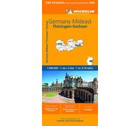 Germany Mideast - Michelin Regional Map 544