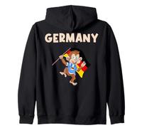 Germany Monkey / German Fans Zip Hoodie