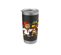 Germany Morocco Flag Proud Moroccan Roots German Heritage Stainless Steel Insulated Tumbler