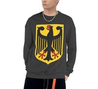Germany National Emblem Patriotic Germany National Emblem Graphic Hooded Hoodie Men Hoodie Sweatshirt With Pockets Crew Neck For Daily Use Leisure Activities Outdoors Picnics Deep Heather