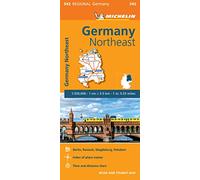 Germany Northeast - Michelin Regional Map 542: Map (Michelin Regional Maps, 542)