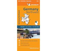 Germany Northwest - Michelin Regional Map 541: Map
