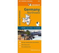 Germany Northwest - Michelin Regional Map 541 : Map