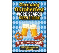 Germany Oktoberfest Day Word Search for Teens, Adults & Seniors: Brain Games Large Print Cross The Words | Holiday Themed Hunting Words About German ... for Kids, Christmas, Relaxation & Birthday