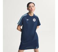 Adidas Germany Originals Short Sleeve Dress Blue L Woman
