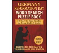 Germany Reformation Day Word Search for Teens, Adults & Seniors: Brain Games Cross The Words | Holiday Themed Hunting Words About Martin Luther, ... Christmas, Holiday, Relaxation & Birthday