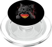 Germany Roots Cat German Flag Deutschland PopSockets PopGrip for MagSafe