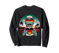 Germany Roots Crocodile Heart German Flag Deutschland Sweatshirt