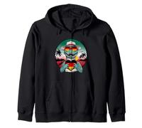 Germany Roots Crocodile Heart German Flag Deutschland Zip Hoodie