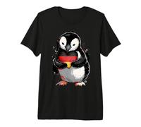 Germany Roots German Flag Deutschland Penguin Premium T-Shirt