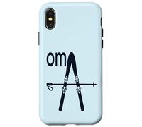 Germany Skiing Skier Oma German Grandma Case for iPhone X/XS