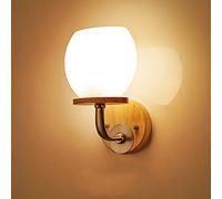Germany Solid Wood Victoria Bedside Wall Light Wall Sconce LED Oak Simple Modern Bedroom Living Room Wall Lamp Bedside Balcony Stairs Aisle Wall Lantern