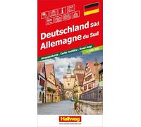 Germany South: Inkl. Transitpläne, Ortsverzeichnis und Reiseinformationen (Road maps)