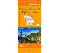 Germany Southeast, Bavaria - Michelin Regional Map 546