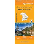 Michelin Regional Map – Germany Southeast (Bavaria) – 546
