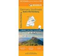 Germany Southwest - Michelin Regional Map 545