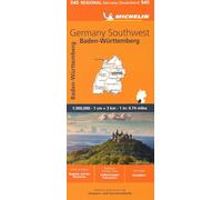 Germany Southwest - Michelin Regional Map 545: Map