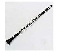 Germany Style Clarinet Ebony Body Sliver Plated Keys 20 Keys G Tone Clarinet With Case Clarinet for Beginner