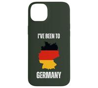 Germany Travel I've Been To Germany Flag Map Case for iPhone 14 Plus