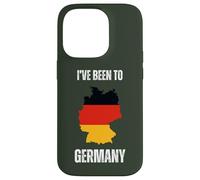 Germany Travel I've Been To Germany Flag Map Case for iPhone 14 Pro