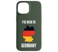 Germany Travel I've Been To Germany Flag Map Case for iPhone 15