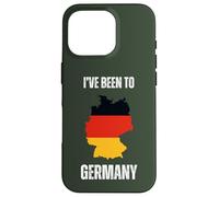 Germany Travel I've Been To Germany Flag Map Case for iPhone 16 Pro