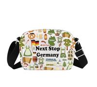 Germany Trip Gift Next Stop Germany Wristlet Grocery Bag Germany Travel Pouch Germany Vacation Clutch Bag Tourist gift (Germany HCB UK)