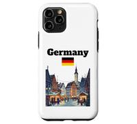 Germany trip souvenir Christmas market lover German flag Case for iPhone 11 Pro