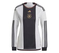 adidas Germany Home Long Sleeve Shirt 2022 Womens - White M