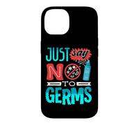 Germaphobe Just Say No To Germs Hand Sanitizer Case for iPhone 14
