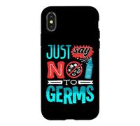 Germaphobe Just Say No To Germs Hand Sanitizer Case for iPhone X/XS