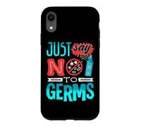 Germaphobe Just Say No To Germs Hand Sanitizer Case for iPhone XR