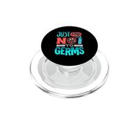 Germaphobe Just Say No To Germs Hand Sanitizer PopSockets PopGrip for MagSafe
