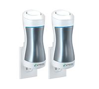 GermGuardian GG1000 Pluggable UV-C Sanitizer and Deodorizer, Kills Germs, Freshens Air and Reduces Odors from Pets, Smoke, Mold, Cooking and Laundry, 2-PACK