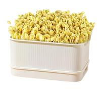 Germination Tray - Soilless Propagator With Lid,Sprout Growing Device - For Growing Planting And Breeding Pea Beans And Wheat Grass At Home On A Kitchen Countertop