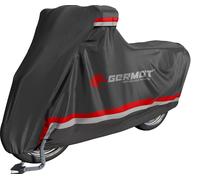 Germot Abdeckplane Premium Schwarz/Grau/Rot