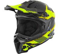 Germot GM 540 Motocross Helmet, black-grey-yellow, size 2XL for Men