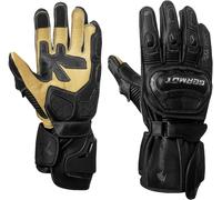 Germot Minneapolis Motorcycle Gloves, black-beige, size M L for Men