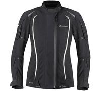Germot MotoQueen waterproof Ladies Motorcycle Textile Jacket, black-white, size 44 for Women