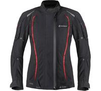 Germot Motorrad Textiljacke MotoQueen Damen Schwarz/Rot