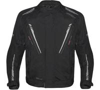Germot Spencer Evo Big Size waterproof Motorcycle Textile Jacket, black-grey, size 4XL for Men