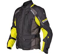 Germot Sydney waterproof Motorcycle Textile Jacket, black-yellow, size M for Men