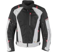 Germot X-Air Evo Pro Ladies Motorcycle Textile Jacket, light grey/black, size 38