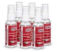Germstar ONE Hand Sanitiser Spray Bottles 59ml (Pack of 6) | Kills 99.9% of Germs | Alcohol Antibacterial Sanitiser with Spearmint Fragrance | Moisturising Formula | Travel Size Spray Bottles