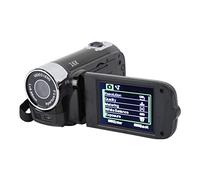 gernie 4K 48MP Video Camera Camcorder, Digital Camera Recorder with 2.7in Rotatable Screen, 16X Digital Zoom, 4K Video Resolution, 48MP Pixels, Black