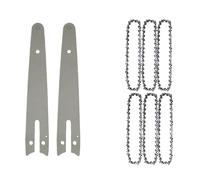 GErnie 6" 1/4" LP Mini Chainsaw Bar & Chain Set .043"/1.1mm, 37DL for Cordless Electric Saw Wood Cutting Sharp Replacement