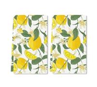 Geroclonup(40x60 CM Lemon Tree Fresh Fruits Dish Cloths Decorative Kitchen Towels Hand Tea Towels Washcloths for Home Decor Mother Mom Gifts Mother's Day Decorations Set of 2