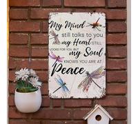 Geroclonup Dragonfly My Mind Still Talks to You Sign-20x30cm