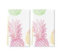 Geroclonup Funny Dish Towels Pineapple Sign Kitchen Towels Decorative Absorbent Drying Cloth Hand Towels Tea Towels for Bathroom 40X60CM-2pcs